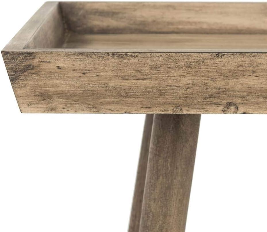 Nonie Tray Accent Table - ACC5701B - Light Brown - Safavieh