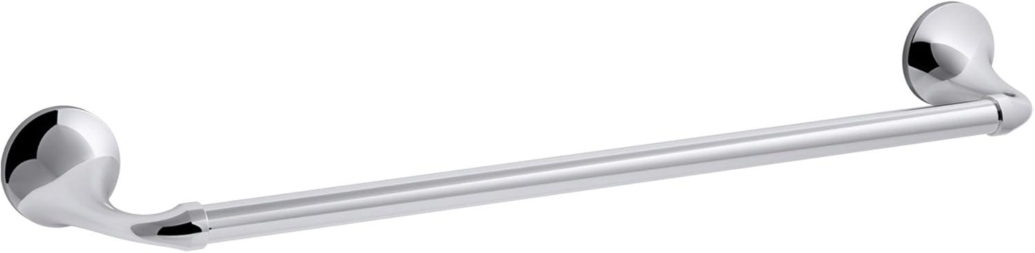 Kohler Elliston 18" Polished Chrome Wall Mounted Towel Bar