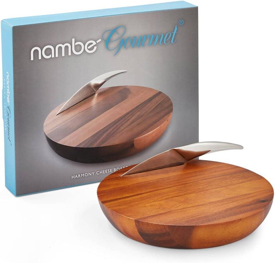 Nambe Harmony Cheese Board W/ Knife