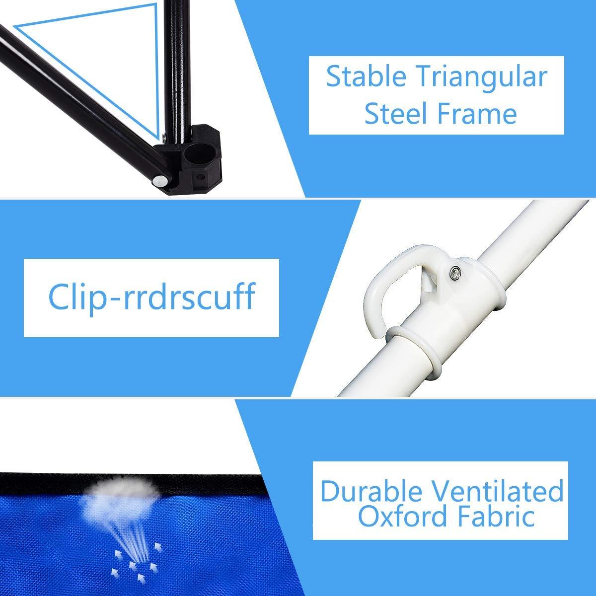 Arlmont & Co. Sayler Fabric Patio Folding Chair Folding Chair Set