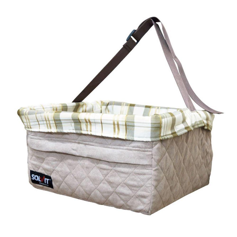 PetSafe® Happy Ride Quilted Booster Seat 25 lb Tan