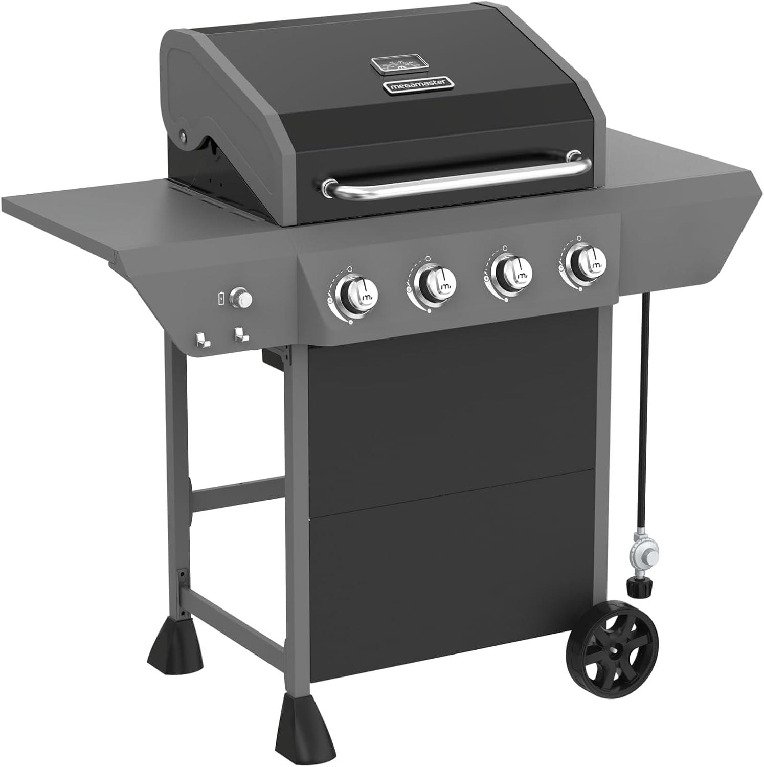 Megamaster 4 - Burner Freestanding Liquid Propane Gas Grill