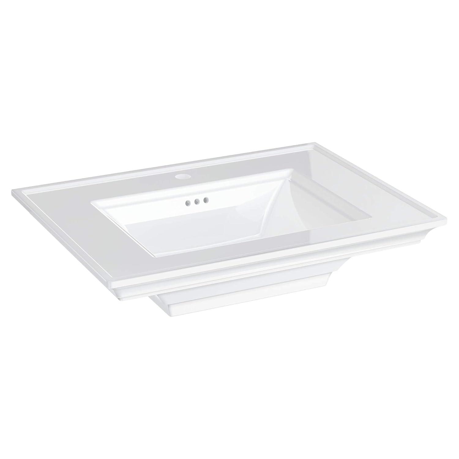 American Standard Town Square S 22.5'' Ceramic Rectangular Bathroom Sink with Overflow