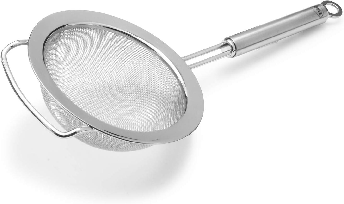 Rosle 95256 Stainless Steel Fine Mesh Kitchen Strainer or Sifter with Wire Handle 6.3 In.