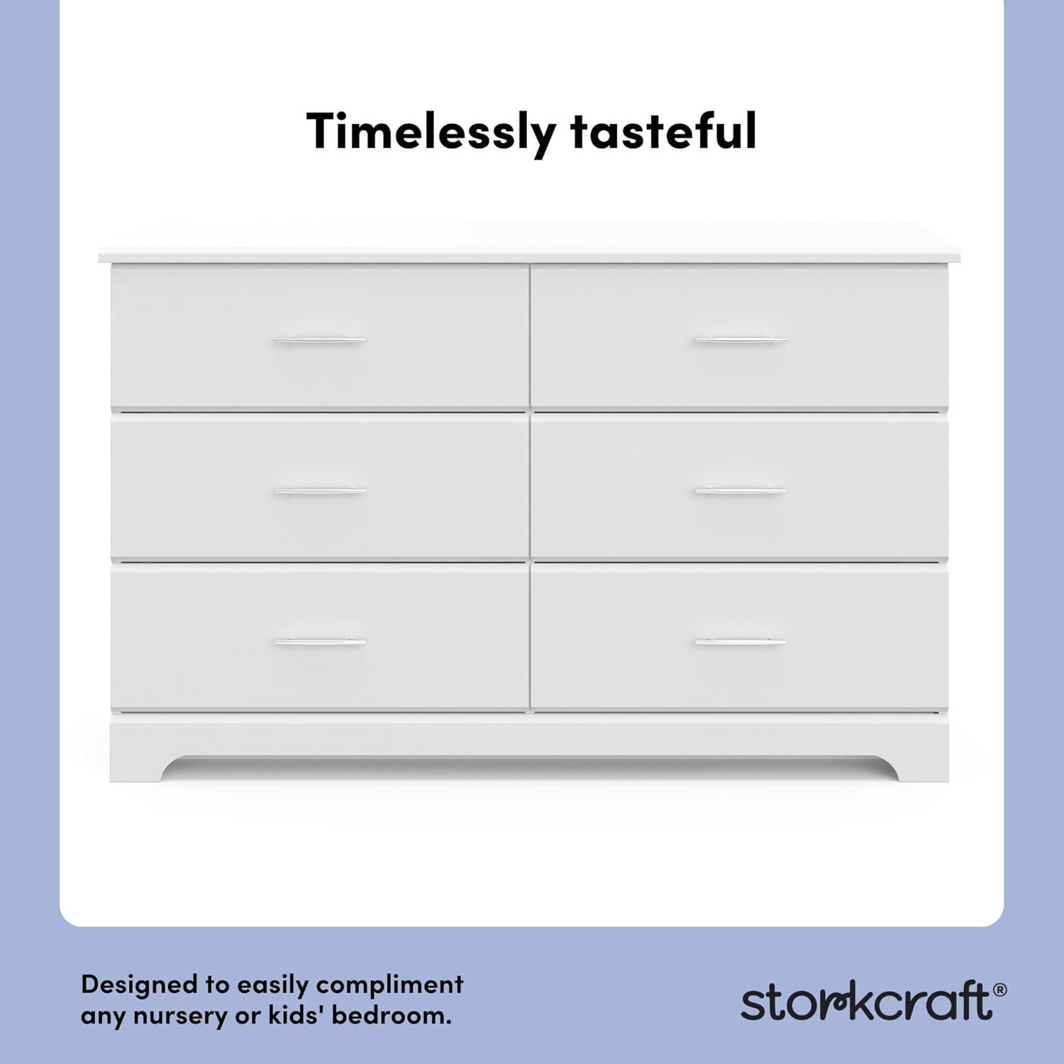 Brookside 6 Drawer Double Dresser