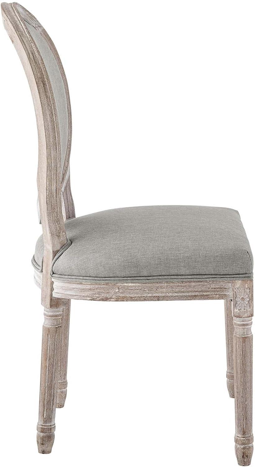 Modway Emanate Vintage French Upholstered Fabric Dining Side Chair