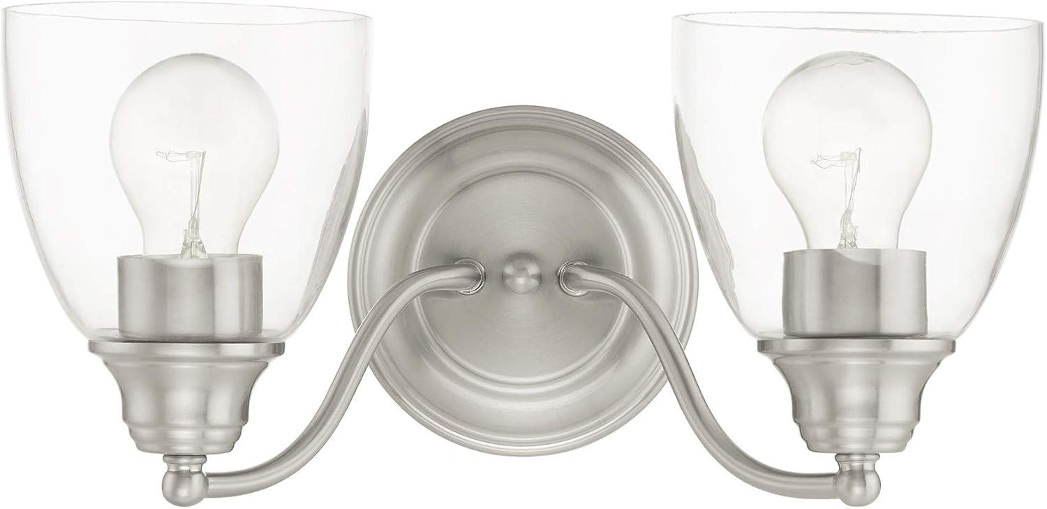 Livex Lighting Montgomery 2 - Light Vanity in  Brushed Nickel