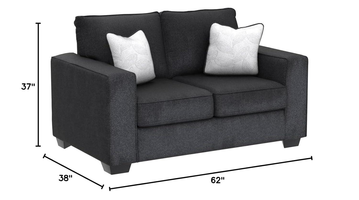 Signature Design by Ashley Altari Loveseat in Slate