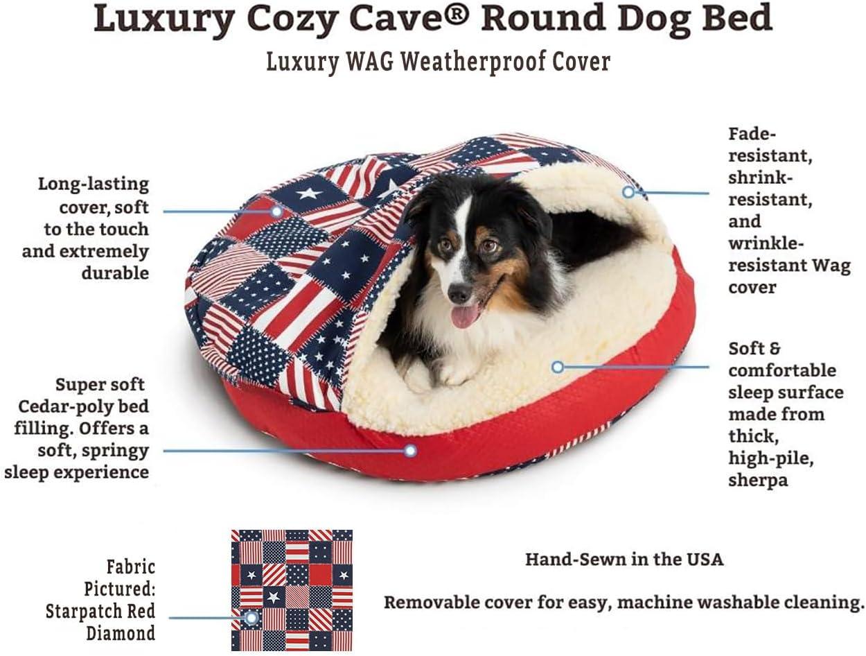 Snoozer Pet Products Snoozer Indoor/Outdoor Solarium Round Cozy Cave Dog Bed - Wag Collection