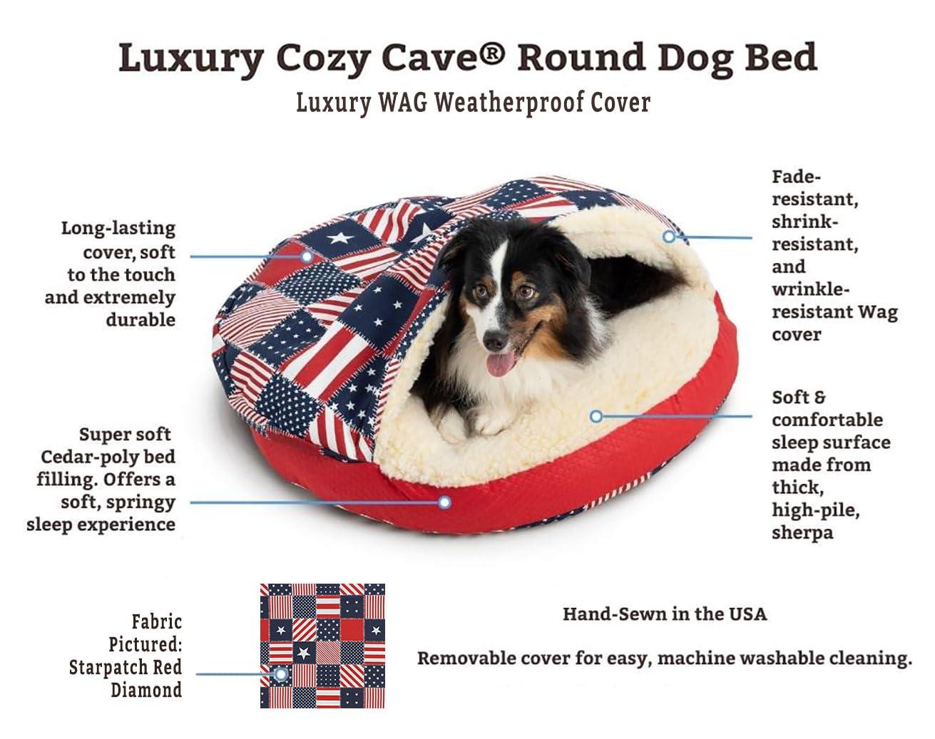 Snoozer Pet Products Snoozer Indoor/Outdoor Solarium Round Cozy Cave Dog Bed - Wag Collection
