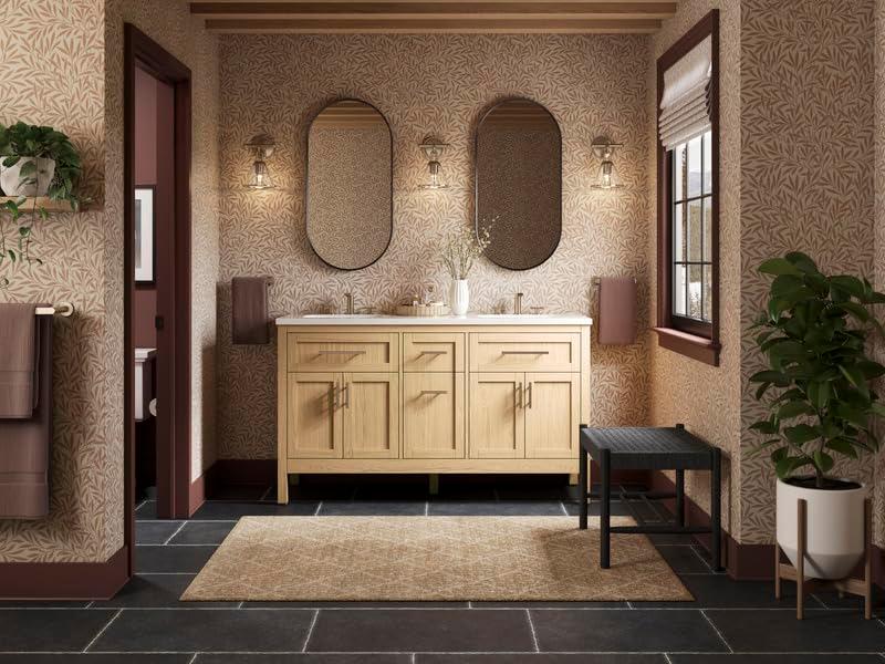 Essential Capsule Wall Mirror, Bathroom/Vanity Mirror with Frame