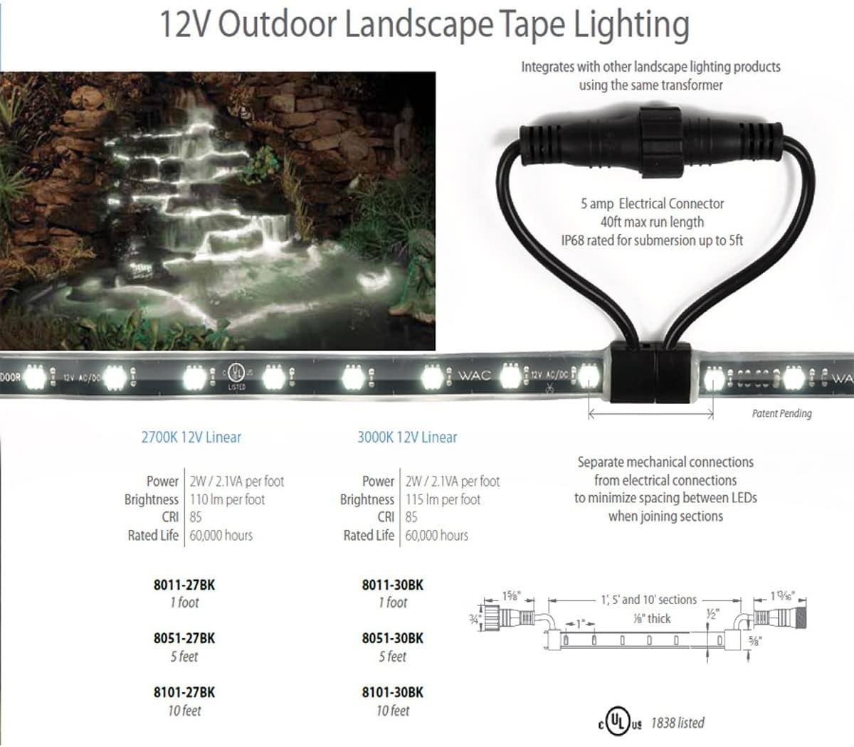 Under Cabinet Tape Light