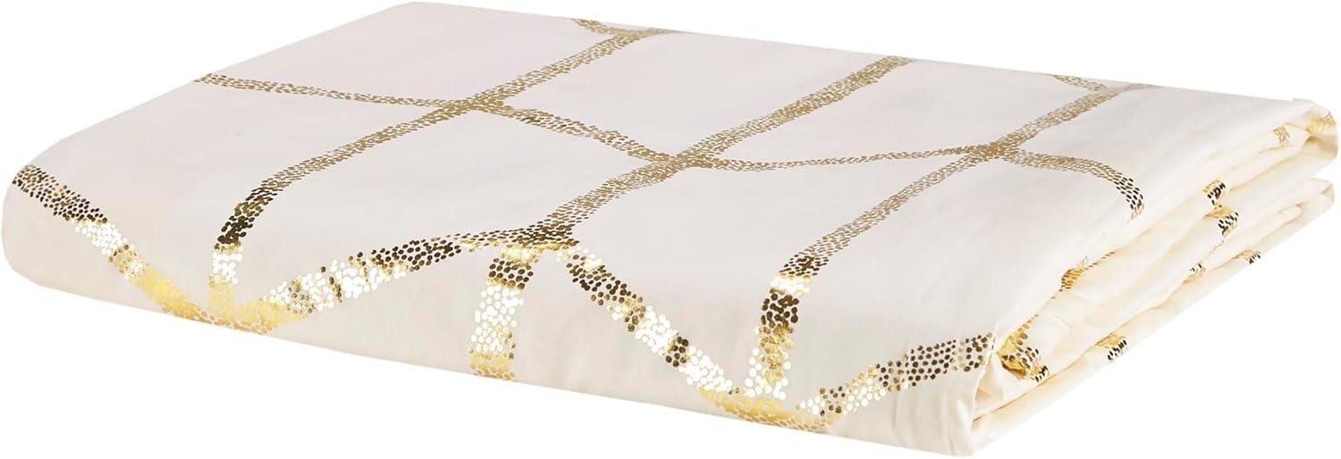 Arielle Metallic Printed Duvet Cover Set