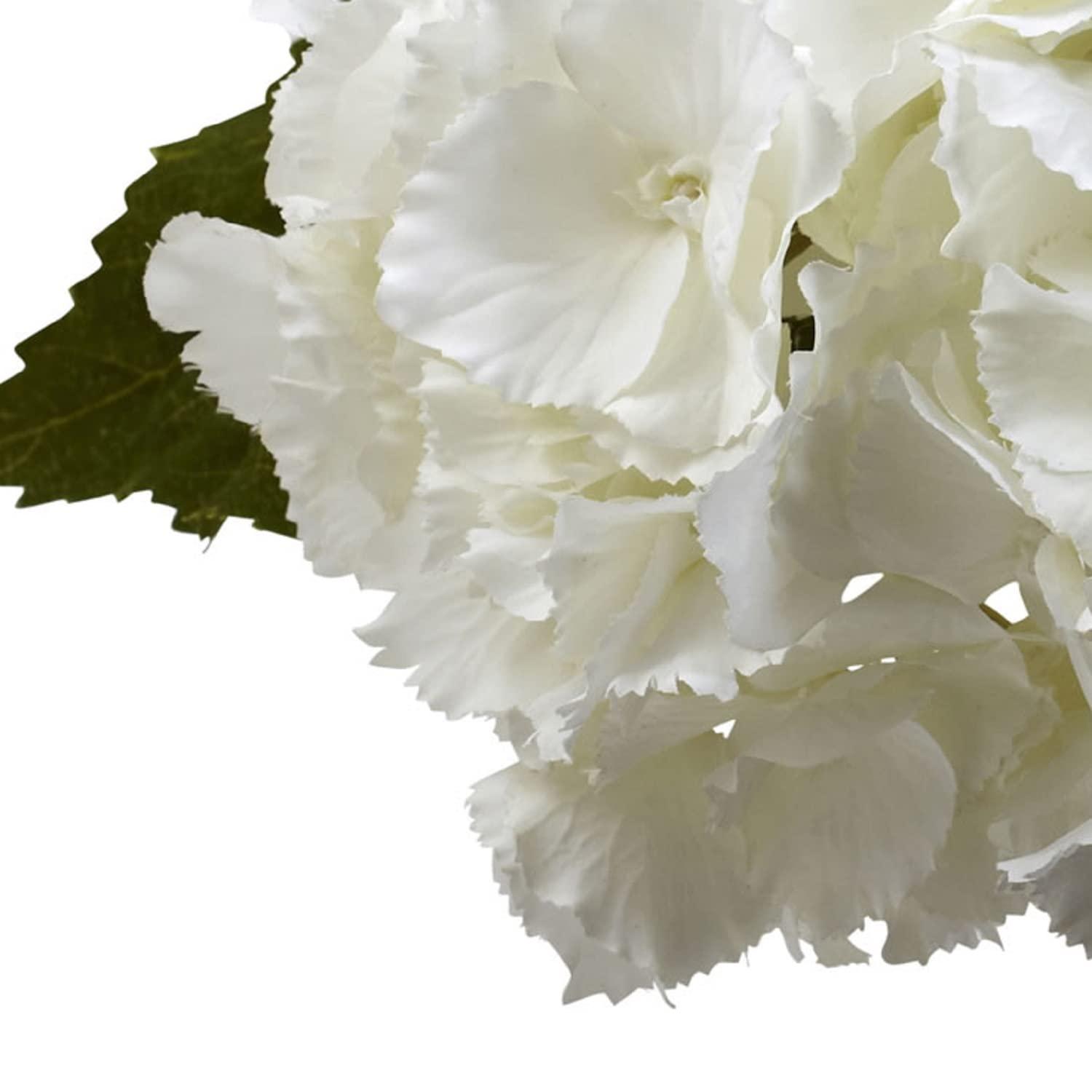 Nearly Natural Blooming Hydrangea with Vase Arrangement