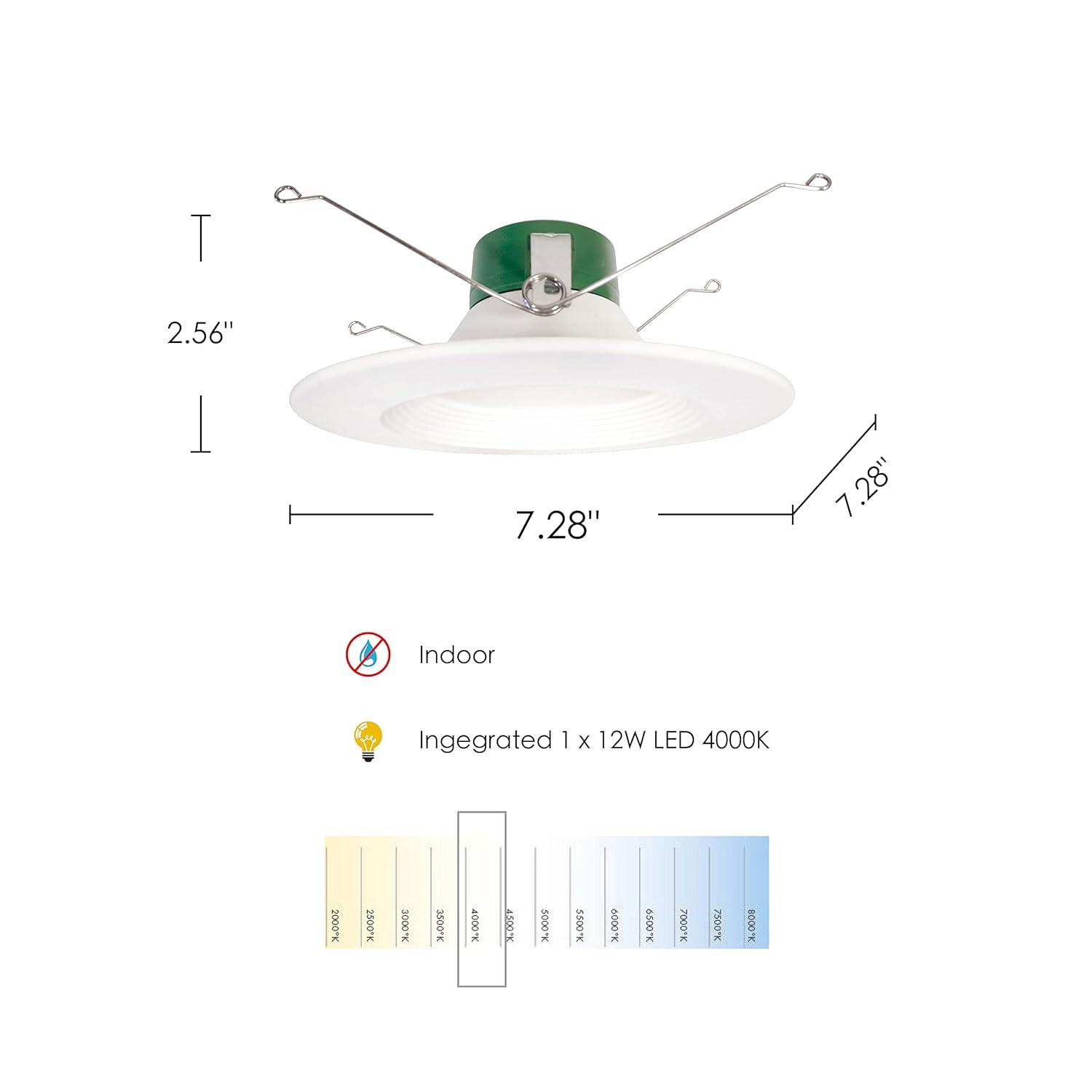 Clarksburg 7.28'' Standard Recessed Lighting Kit
