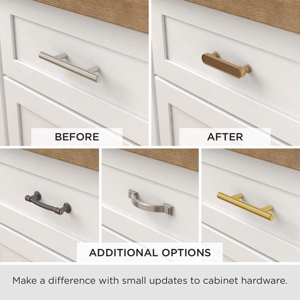 Amelia Satin Nickel Arch Cabinet Pull with Mounting Hardware