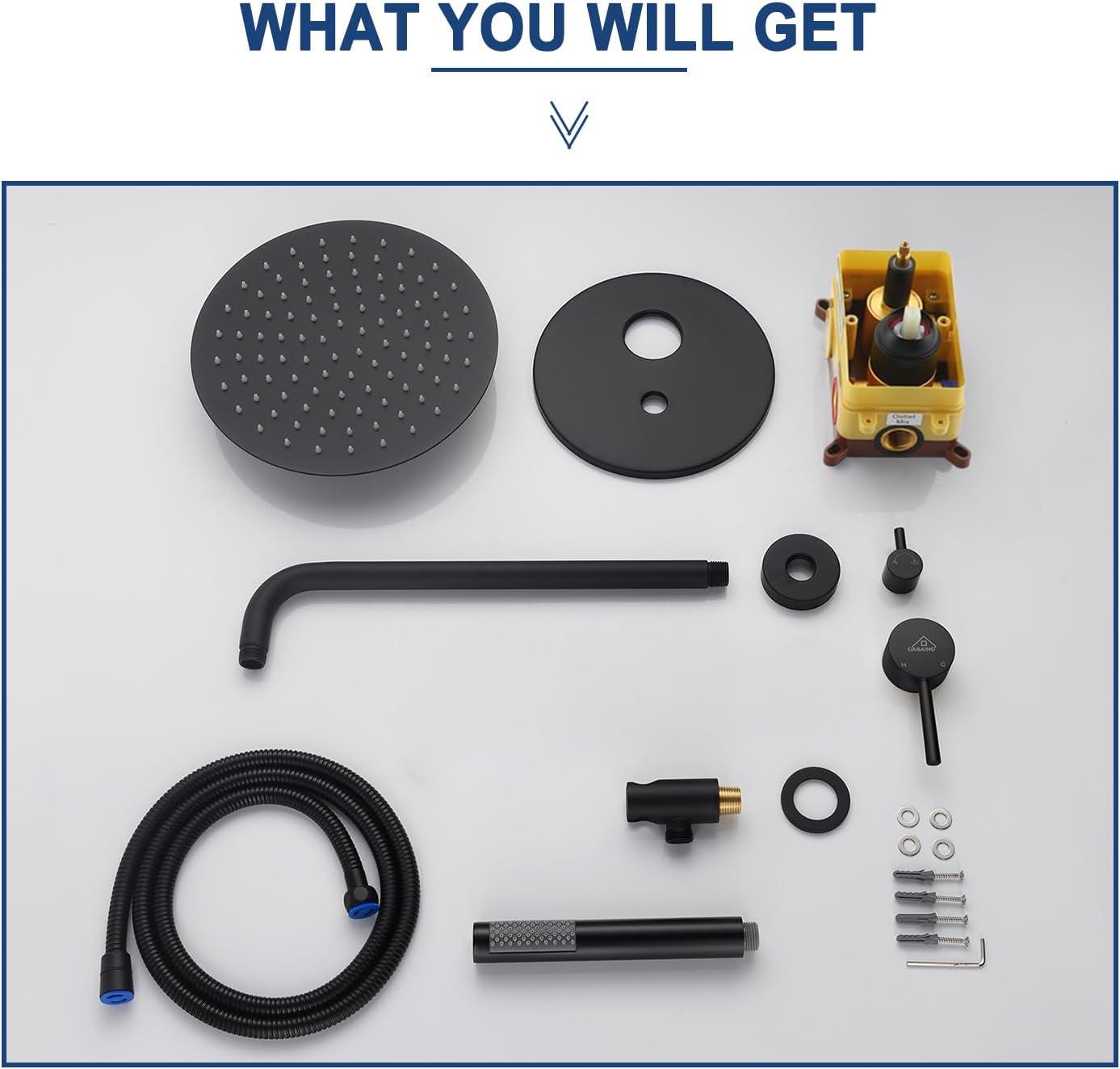 PureEssence Pressure-Balanced (Temperature And Volume) All-In-One Kit with Rough in-Valve