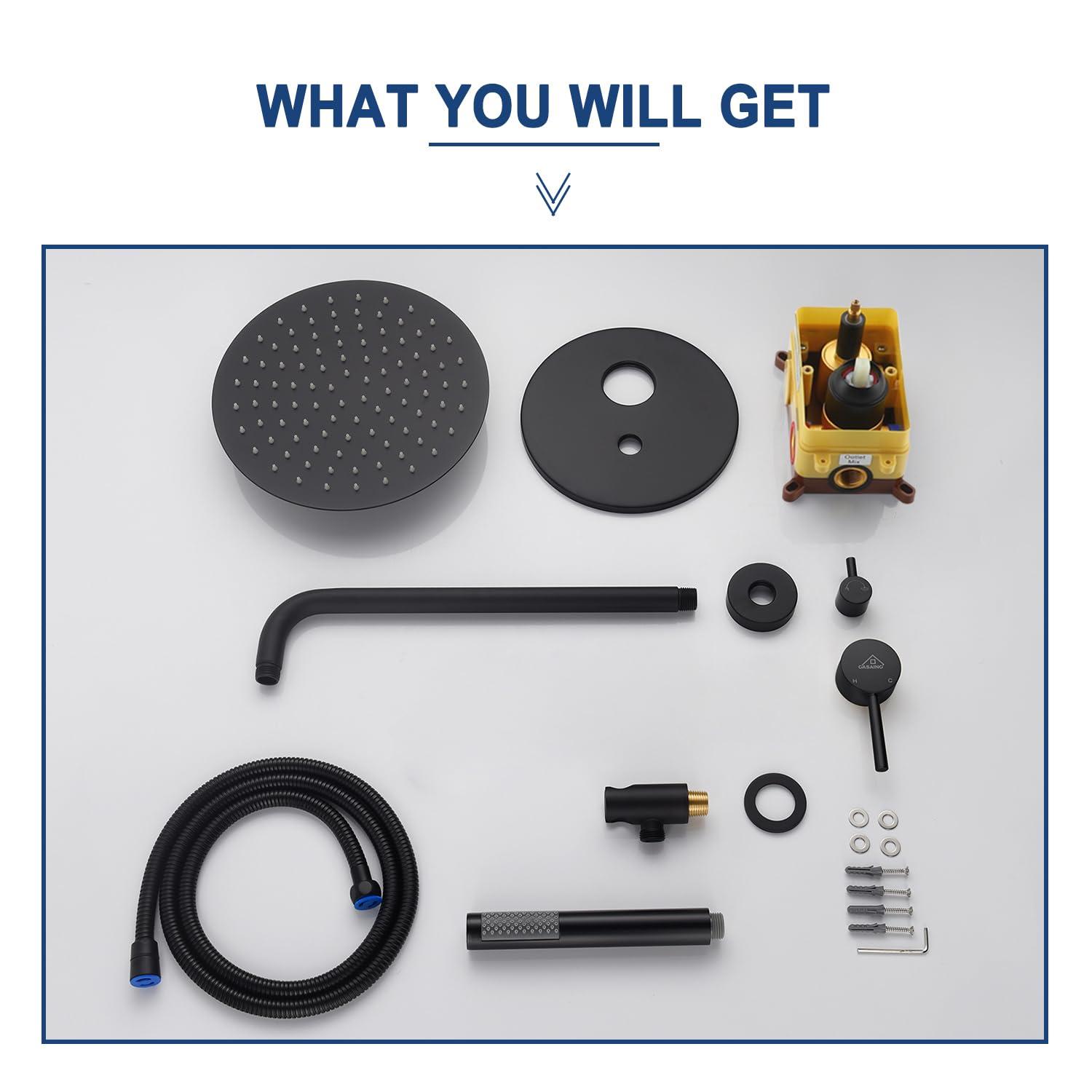 PureEssence Pressure-Balanced (Temperature And Volume) All-In-One Kit with Rough in-Valve