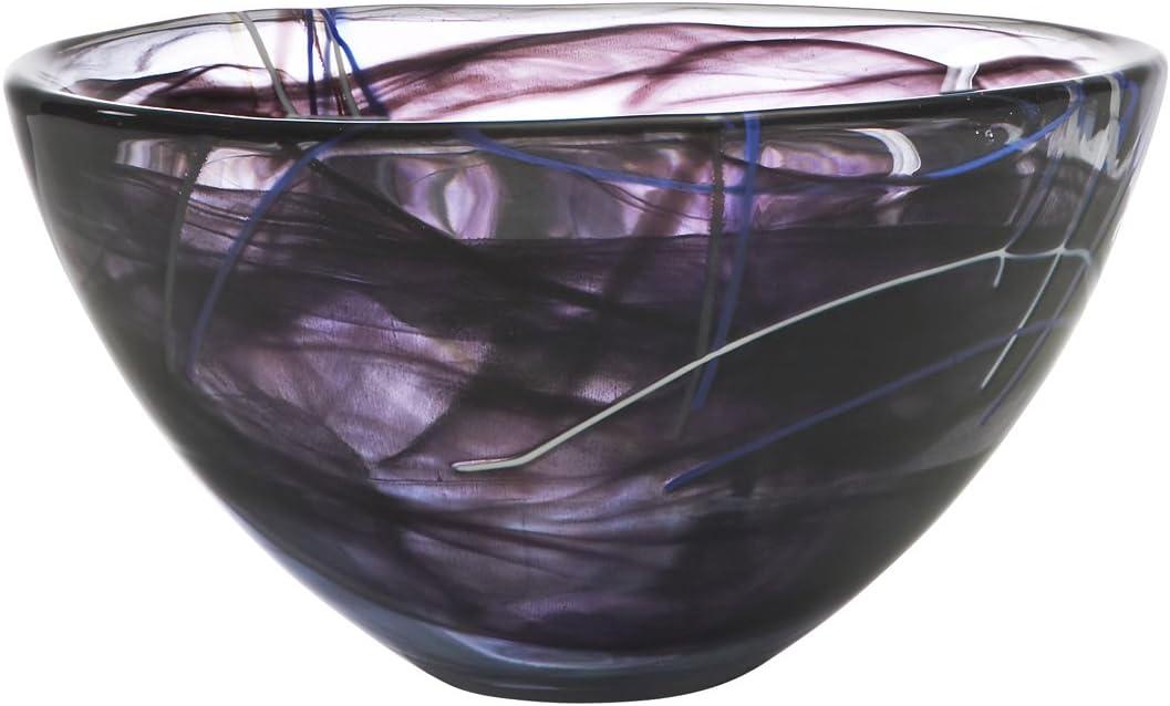 Kosta Boda Contrast Glass Serving Bowl