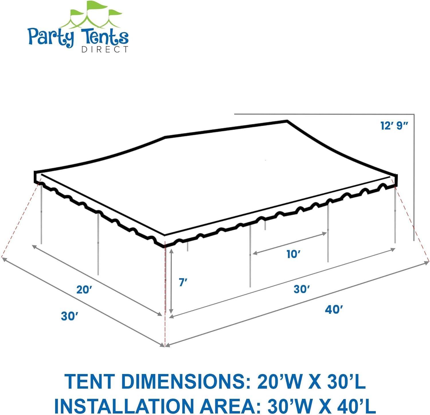 Party Tents Direct Galvanized Party Steel Tent