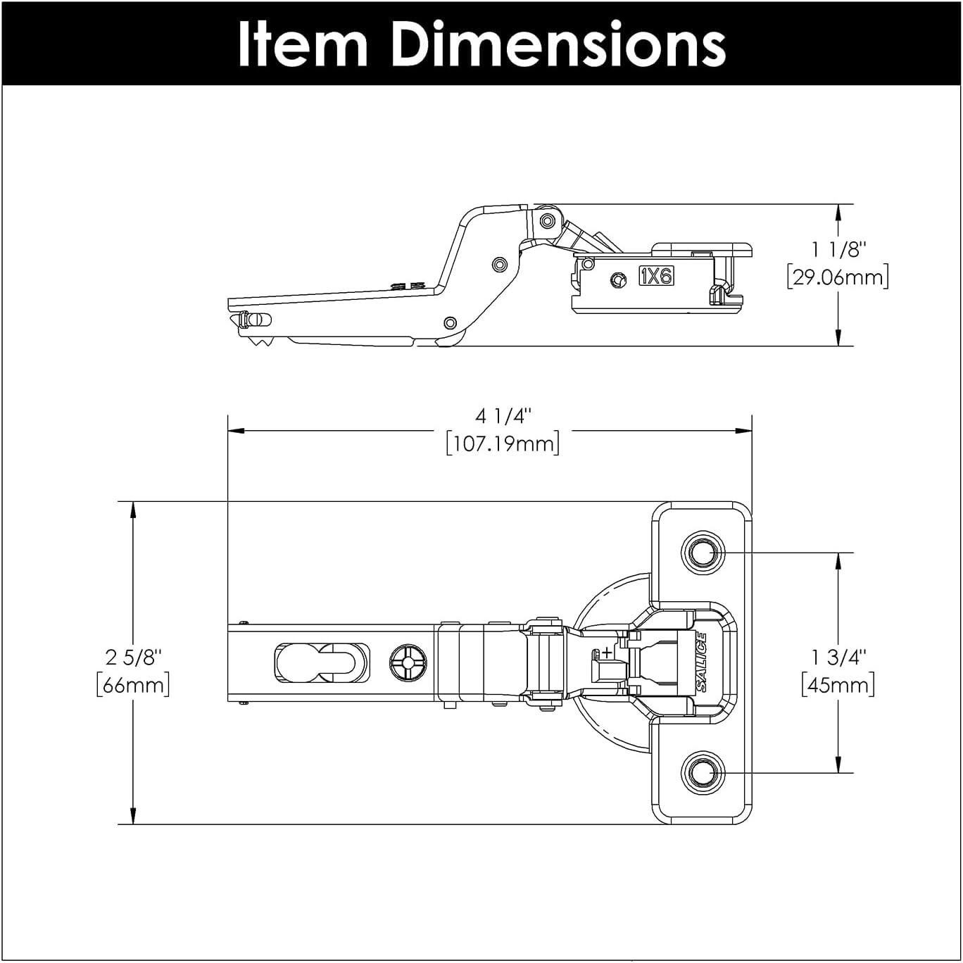 Soft-Close Concealed Hinge