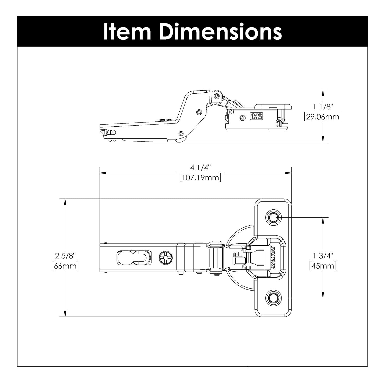 Soft-Close Concealed Hinge