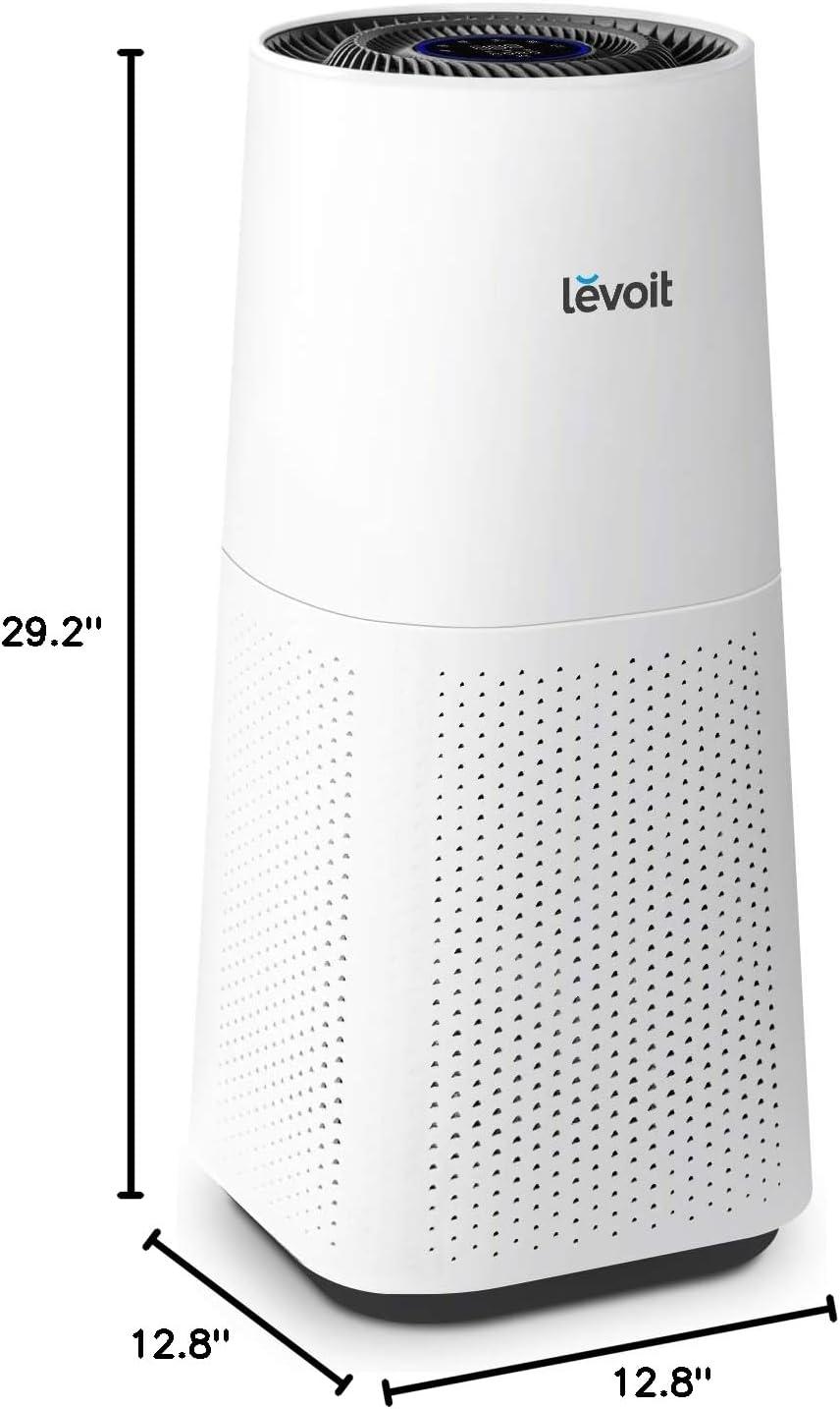 White Tower HEPA Air Purifier with Odor Absorbing Filter