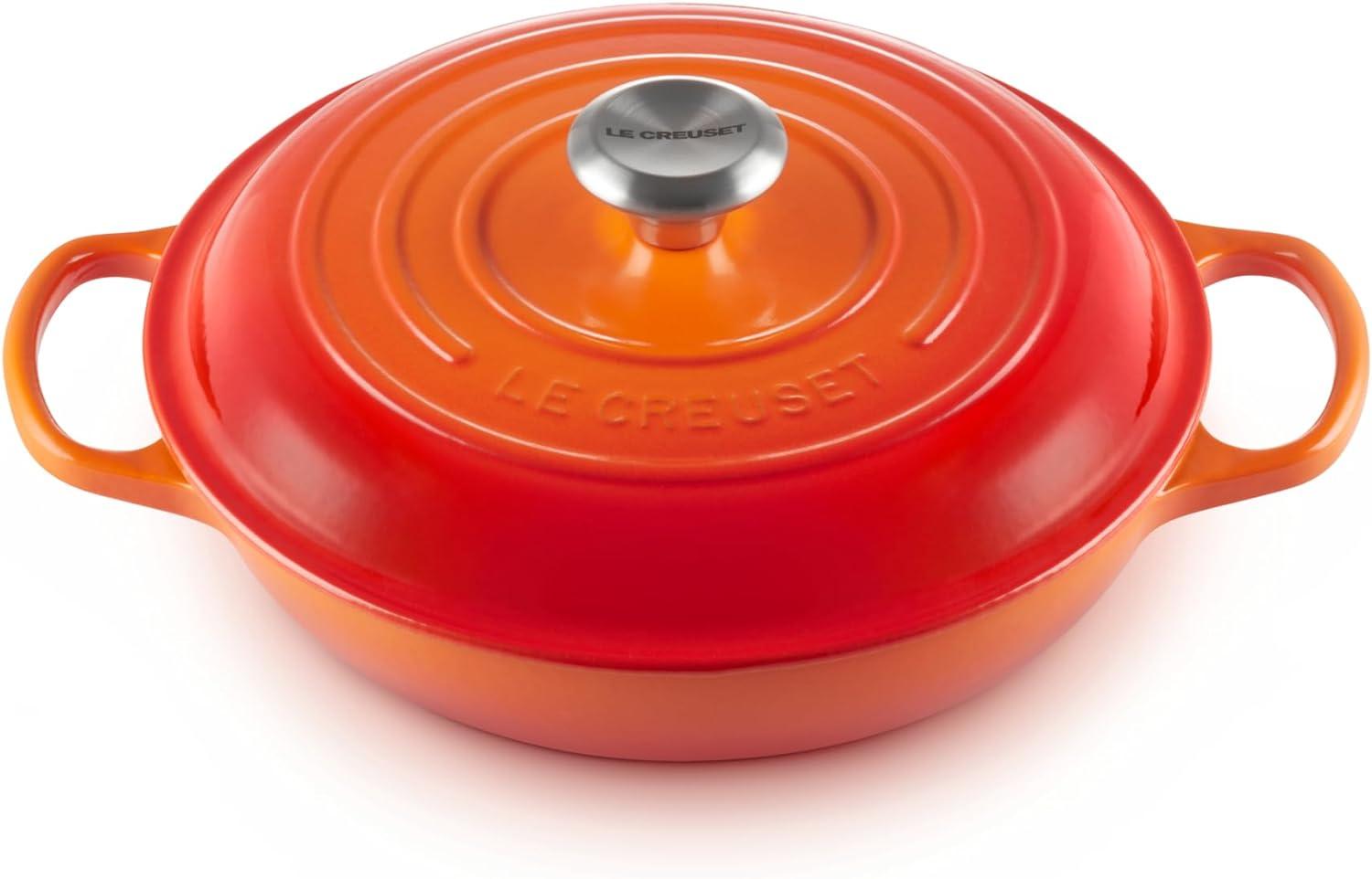 Le Creuset Signature Enameled Cast Iron Braiser with Lid