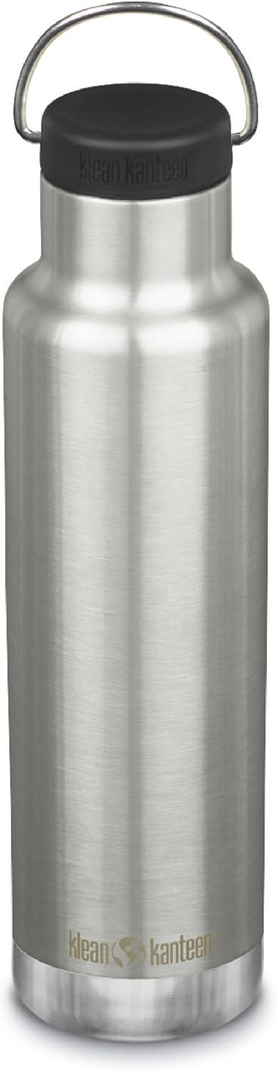 Klean Kanteen 20 Oz Classic Loop Top Brushed Stainless