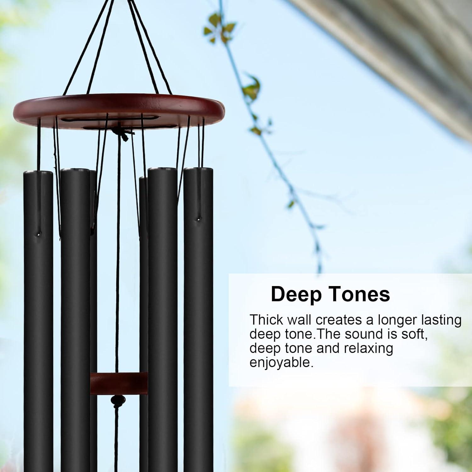 Sympathy Gifts for Loss of Loved One 32" Memorial Wind Chimes for Loss of Loved One Bereavement Condolence Gifts Sympathy Windchimes Memory Wind Chime with Memorial Card