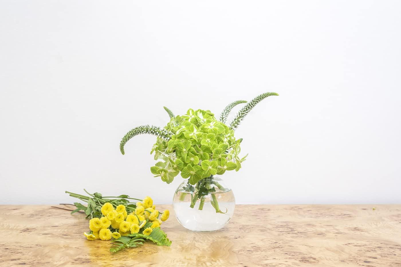 VIETRI Hibiscus Handmade Glass Table Vase