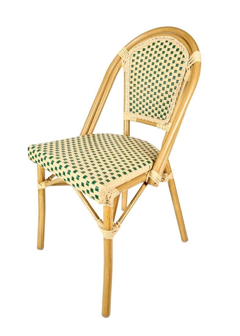 Chivari Armless French Patio Dining Chivari Chair, 2 Chair Bundle by Chivari (Set of 2)