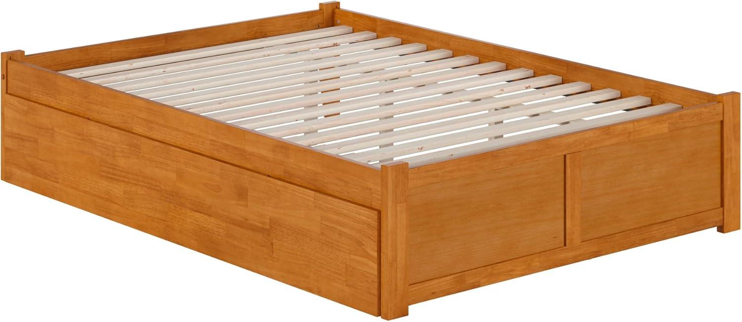 Solid Wood Platform Storage Bed