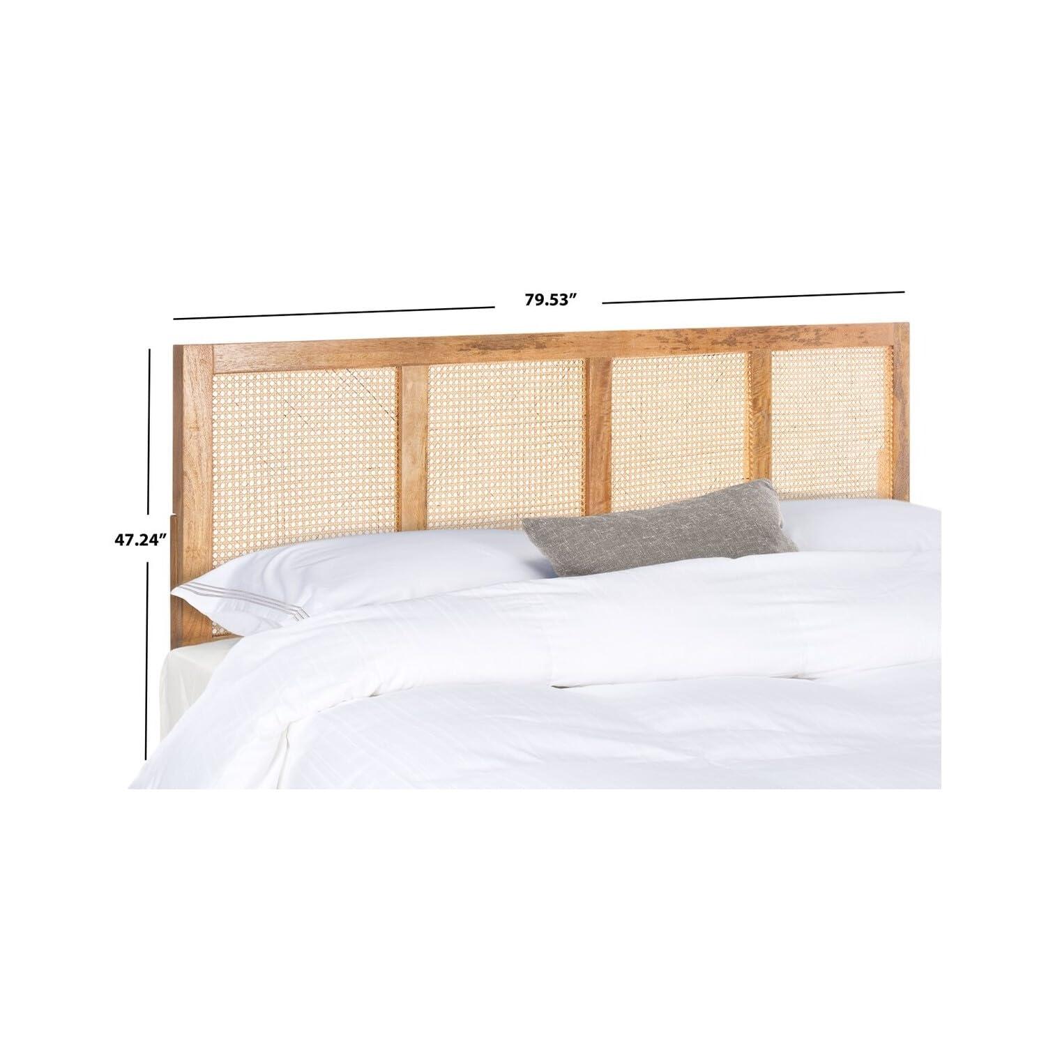 SAFAVIEH Cabecero de Madera de Caña Viena, Tamaño King, Natural