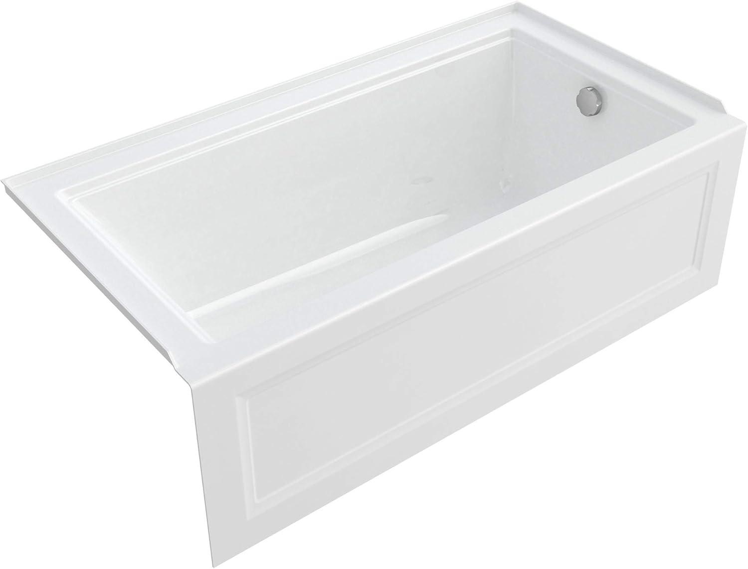 Town Square S 60'' x 32'' Alcove / Tile In Soaking Fiberglass Bathtub