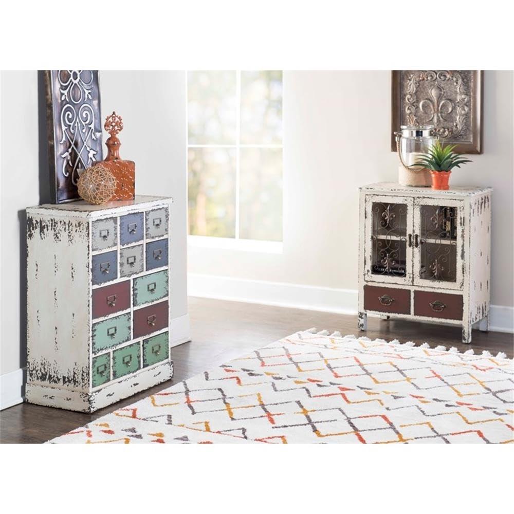 Powell Parcel 2 Door 2 Drawer Console-Item Package Quantity:1,Quantity:1