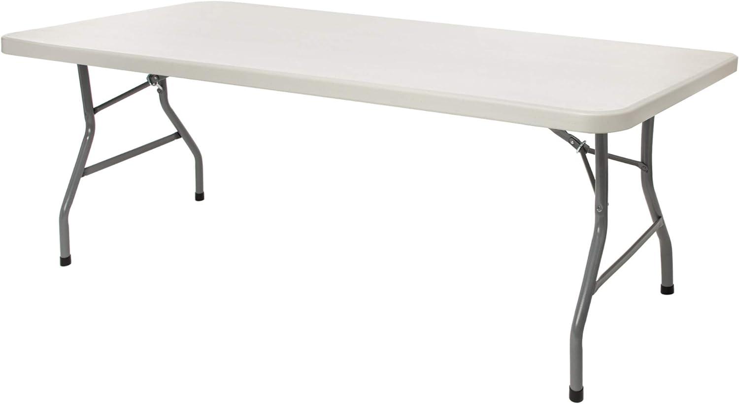 Light Grey Heavy Duty 6 Foot Plastic Folding Table