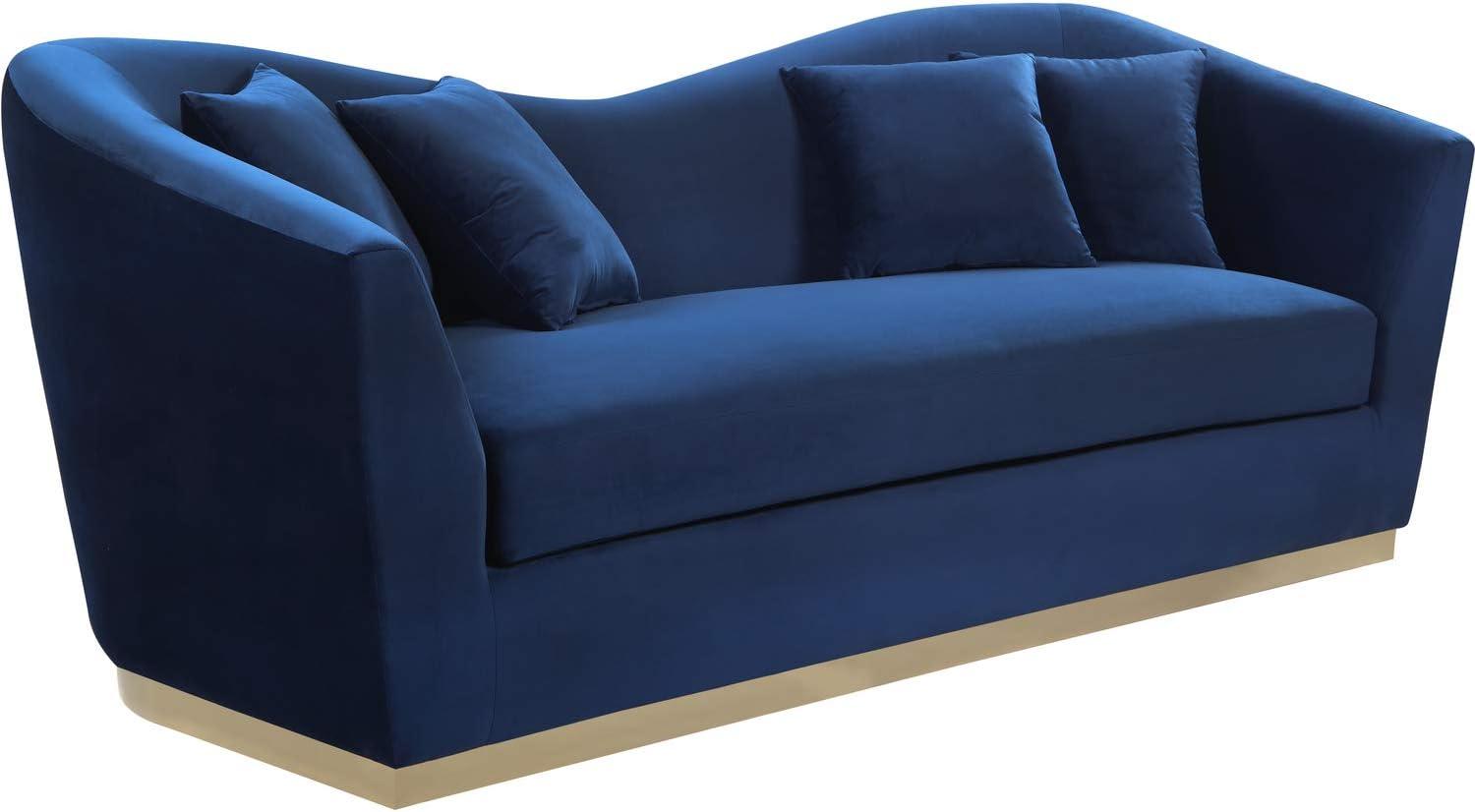 Ahslee 90'' Velvet Sofa