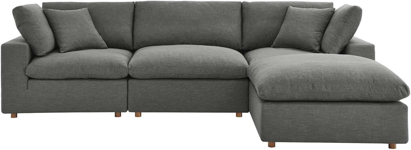 Modway Copper Grove Hrazdan Down-filled 4-piece Sectional Sofa Set