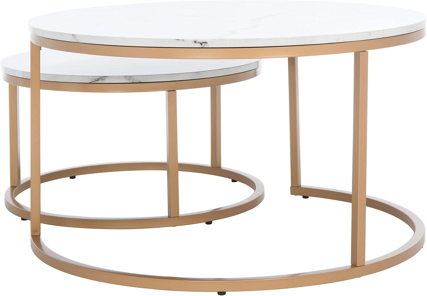 Peppino 2 Round Nest Cof Table - Safavieh