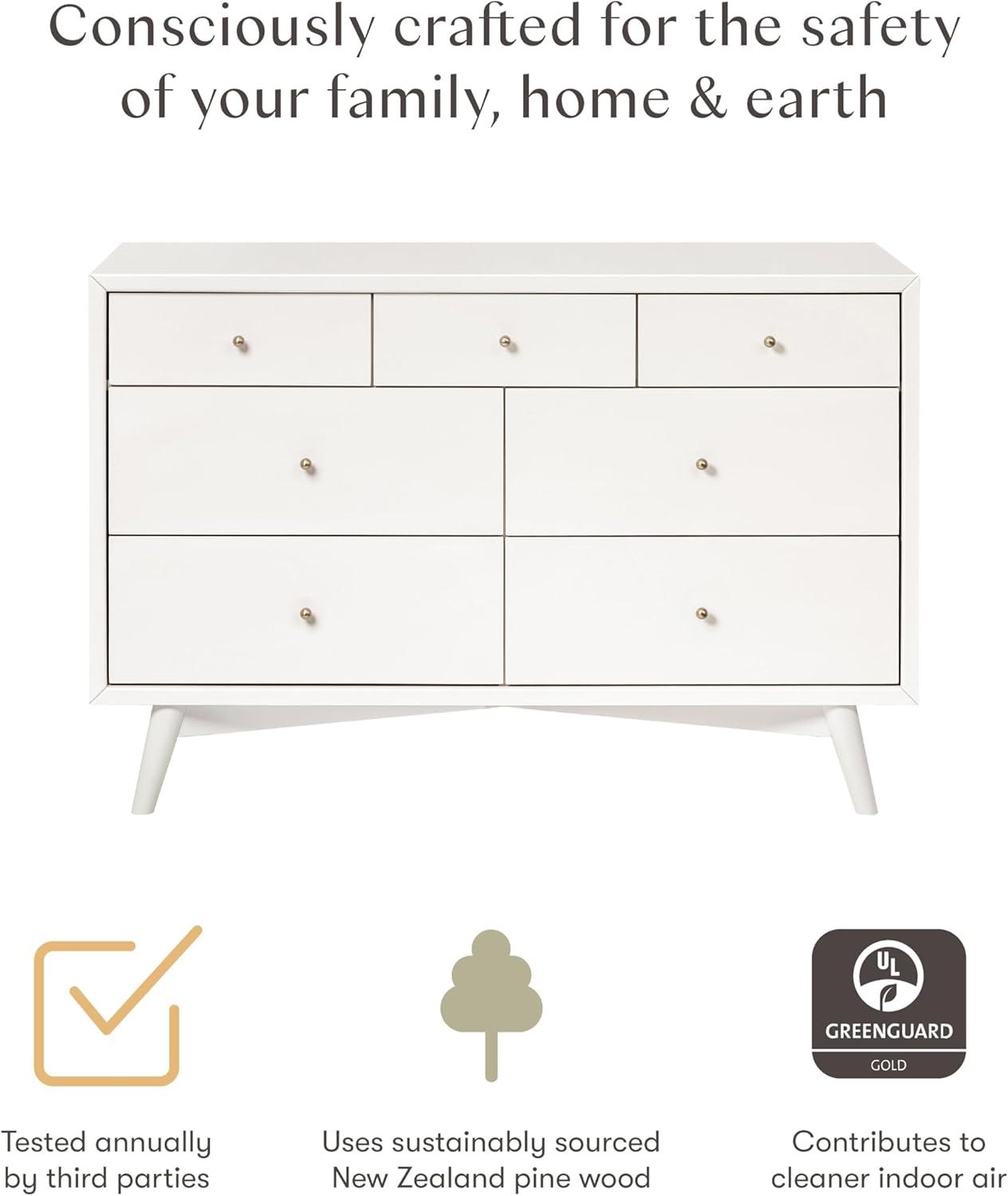 Palma 7 Drawer 53" W Double Dresser