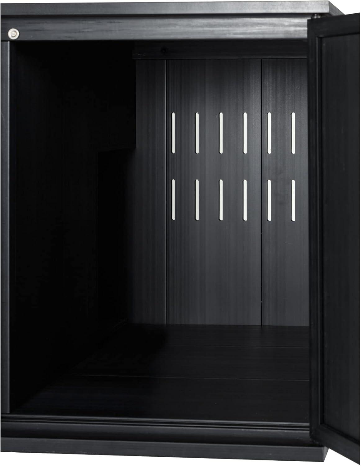 New Age Pet® ECOFLEX® Promax Litter Loo® Litter Box Enclosure Table, Espresso Black - Durable Wood Plastic Composite Cat Litter Box Furniture with No-Track Litter Mat, Easy Clean, Quick Assembly