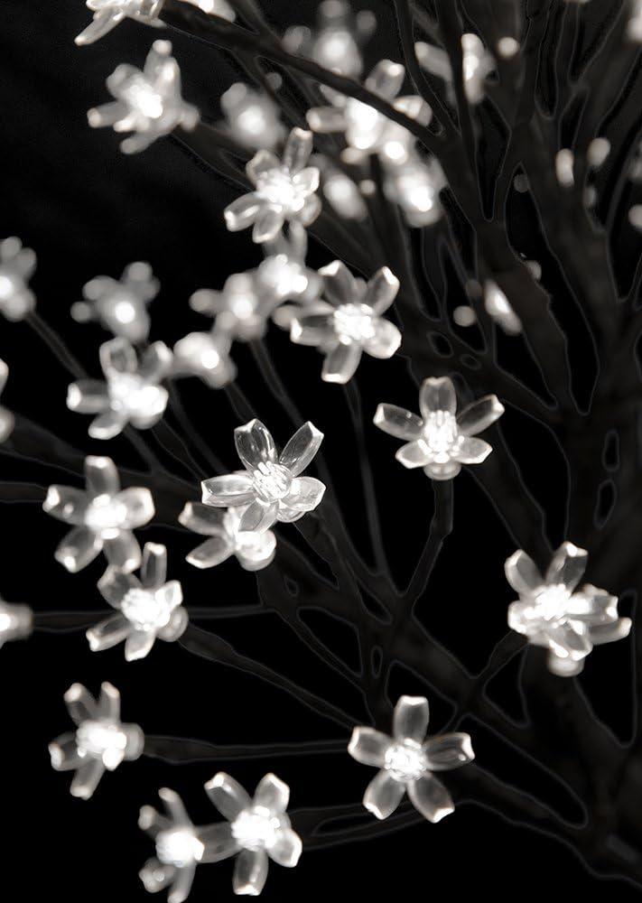 Hi-Line Gift Ltd. Floral Bonsai Tree with 96 LED Lights - Indoor/Outdoor