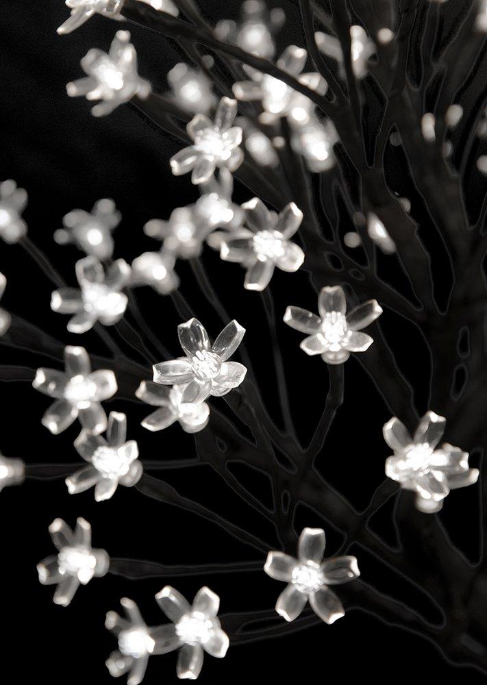 Hi-Line Gift Ltd. Floral Bonsai Tree with 96 LED Lights - Indoor/Outdoor