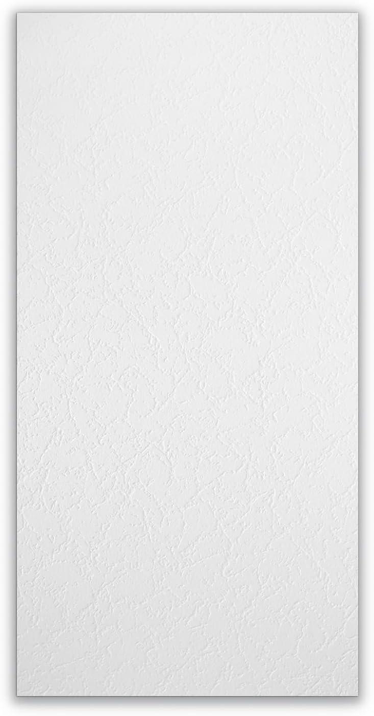 Armstrong 2x4 GRENOBLE Acoustic Ceiling Tiles for Suspended Ceiling Grids, 8-tiles per pack, White