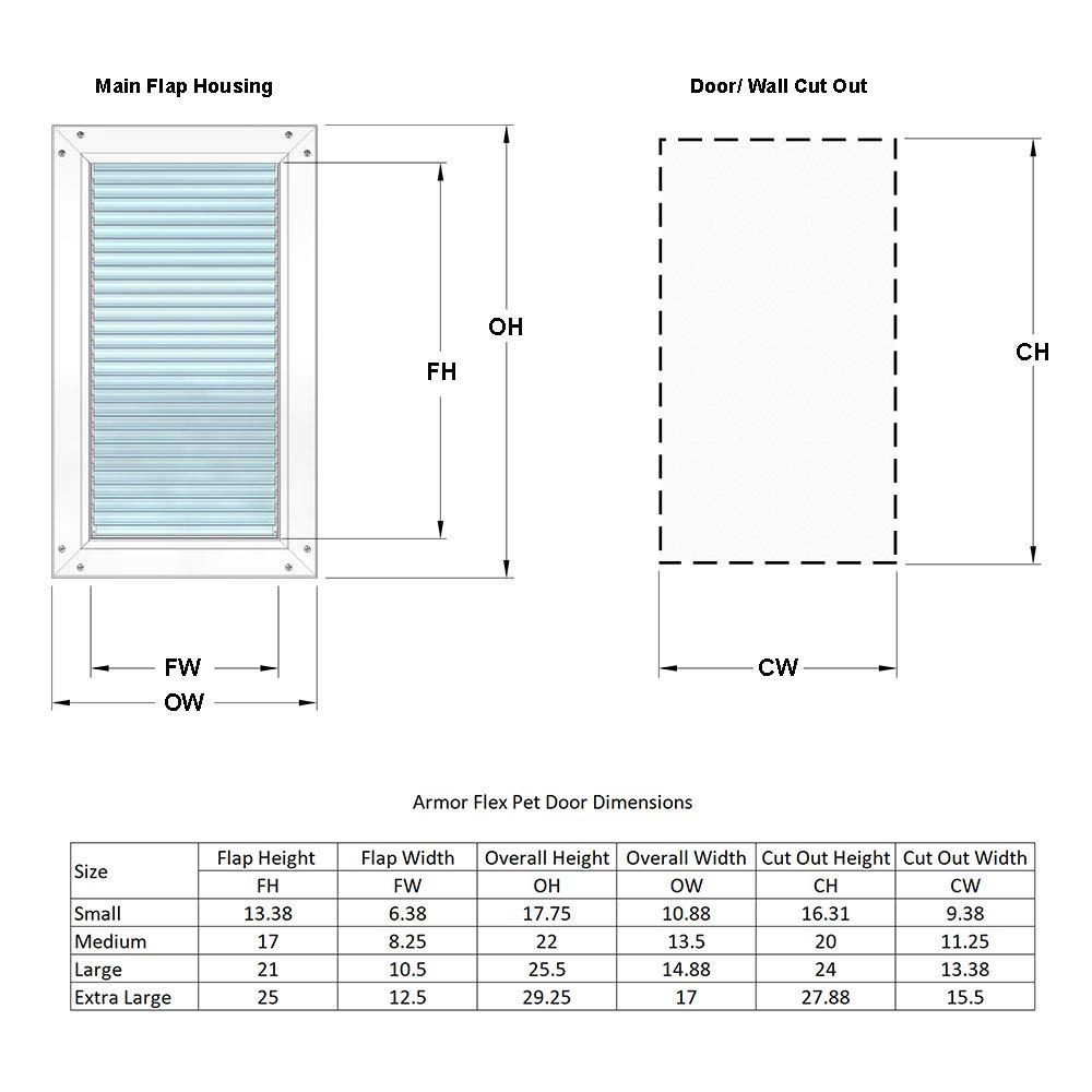 High Tech Pet Metal Wall Mounted Electronic Pet Door