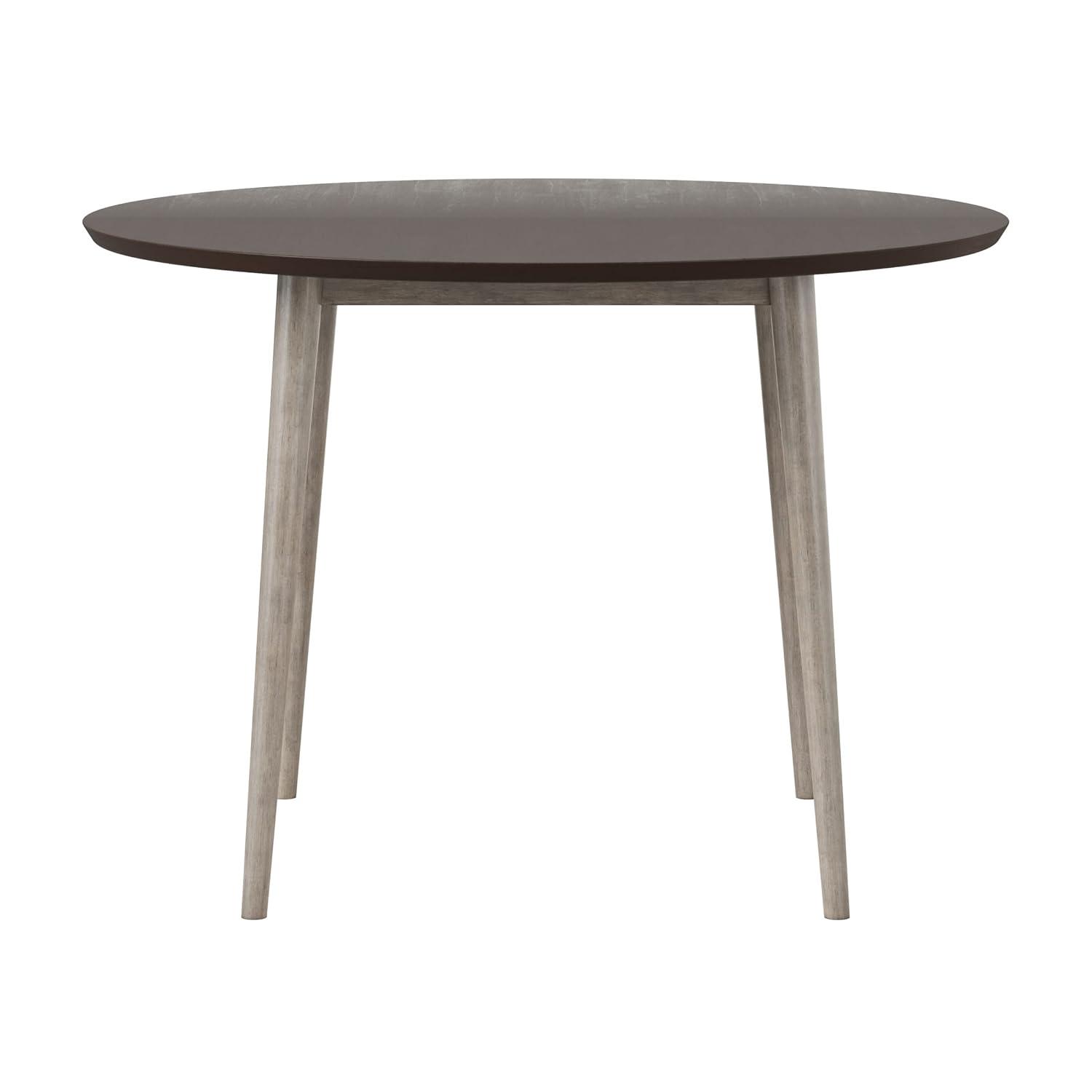 Hillsdale Furniture Emerson Wood Dining Bench Top in Gray Sheesham