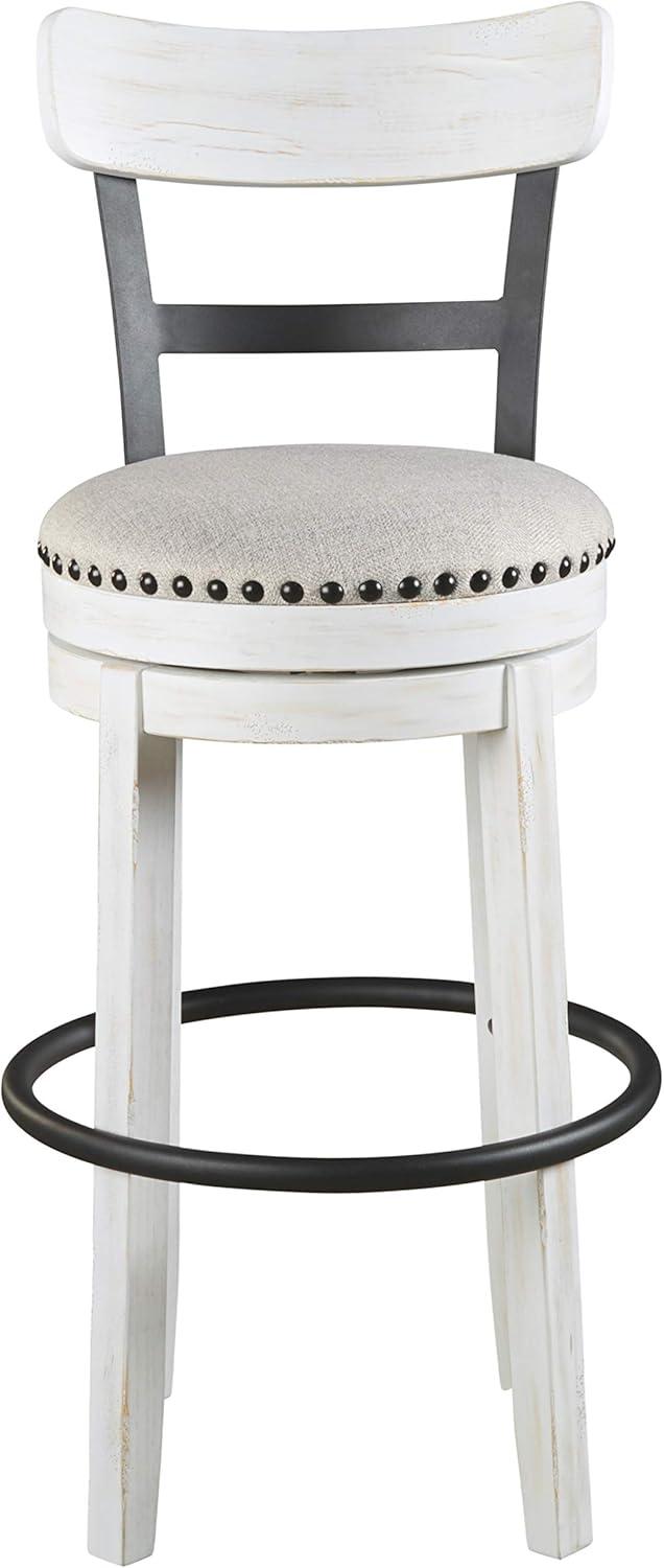 Tall Valebeck Upholstered Swivel Barstool - Signature Design by Ashley