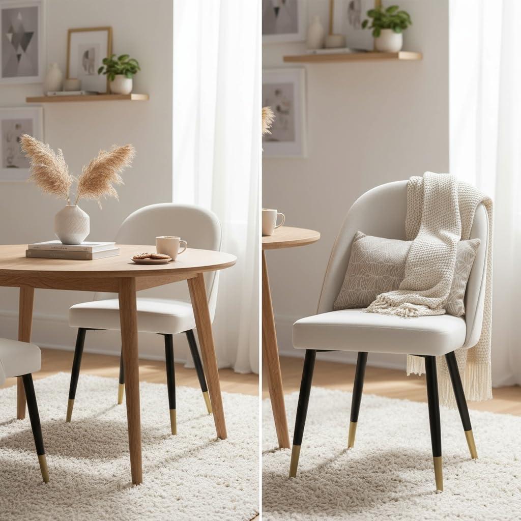 Mercer41 Volena 19.1'' H Velvet Upholstered Side Chair (Set of 2)