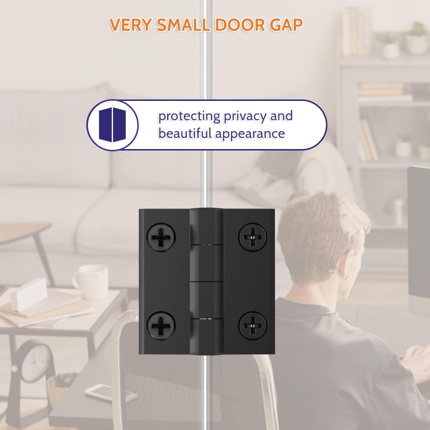 SKYSEN 36" Bifold Barn Door Hardware Kit - Space Saving Folding Design, Corrosion-Resistant Black Spraying（bifold-36-2）